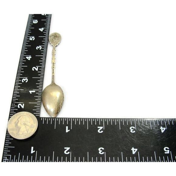 Vintage BM Co. Souvenir Spoon 925 Sterling Silver Canada Indian Head - Picture 12 of 14